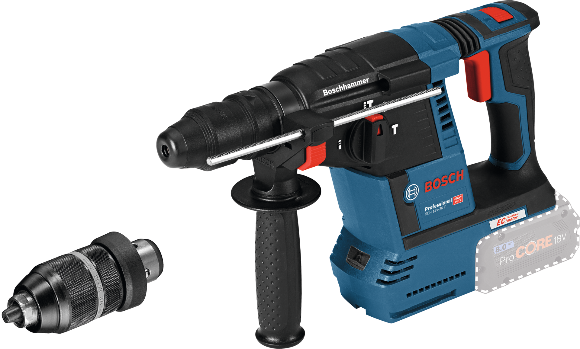 Akku-Bohrhammer solo GBH 18V-26 F inkl. L-Boxx Akku-Bohrhammer solo GBH 18V-26 F inkl. L-Boxx