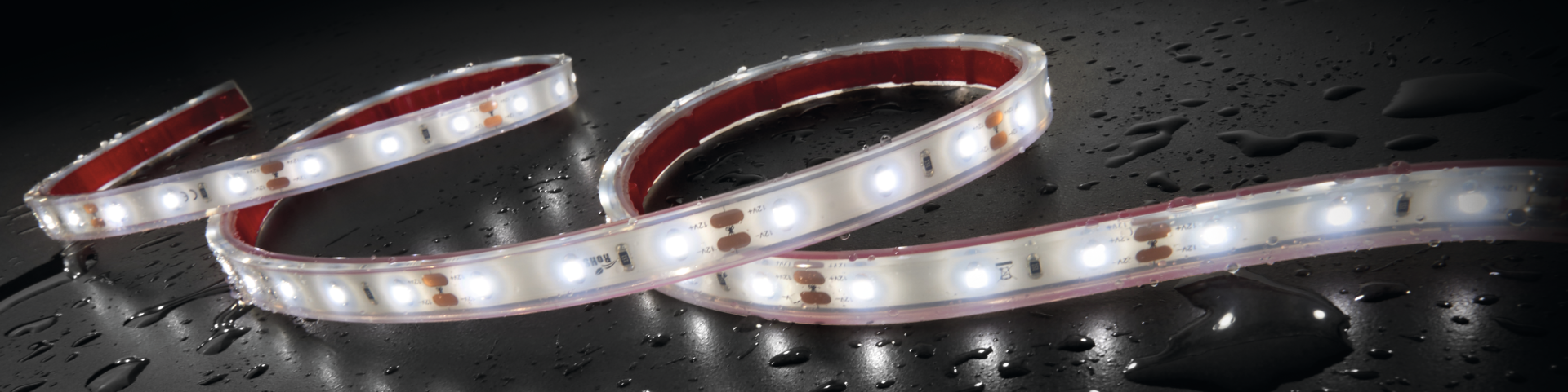LED-Streifen selbstklebend IP65 L1m 413 Lumen 12V 4,8W