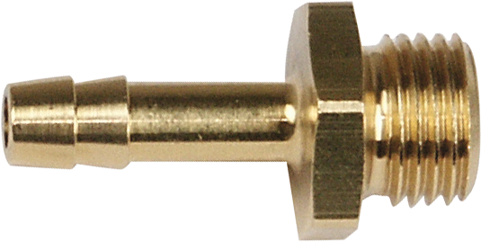 Schlauchtülle Messing AG 1/8" 6mm Schlauchtülle Messing AG 1/8" 6mm