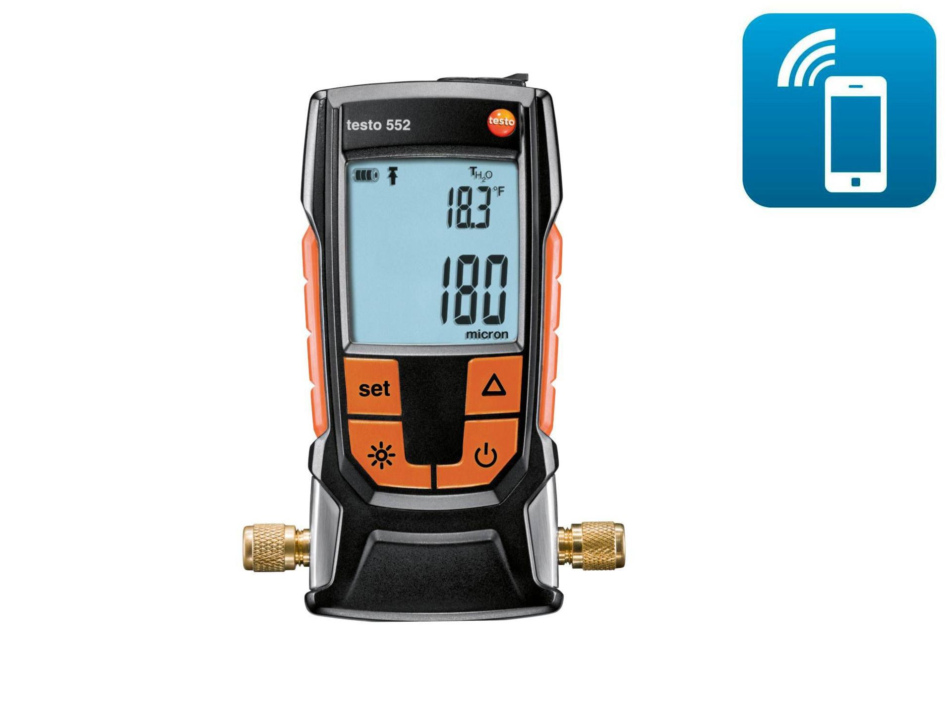 testo 552 - Vakuummessgerät mit Bluetooth®