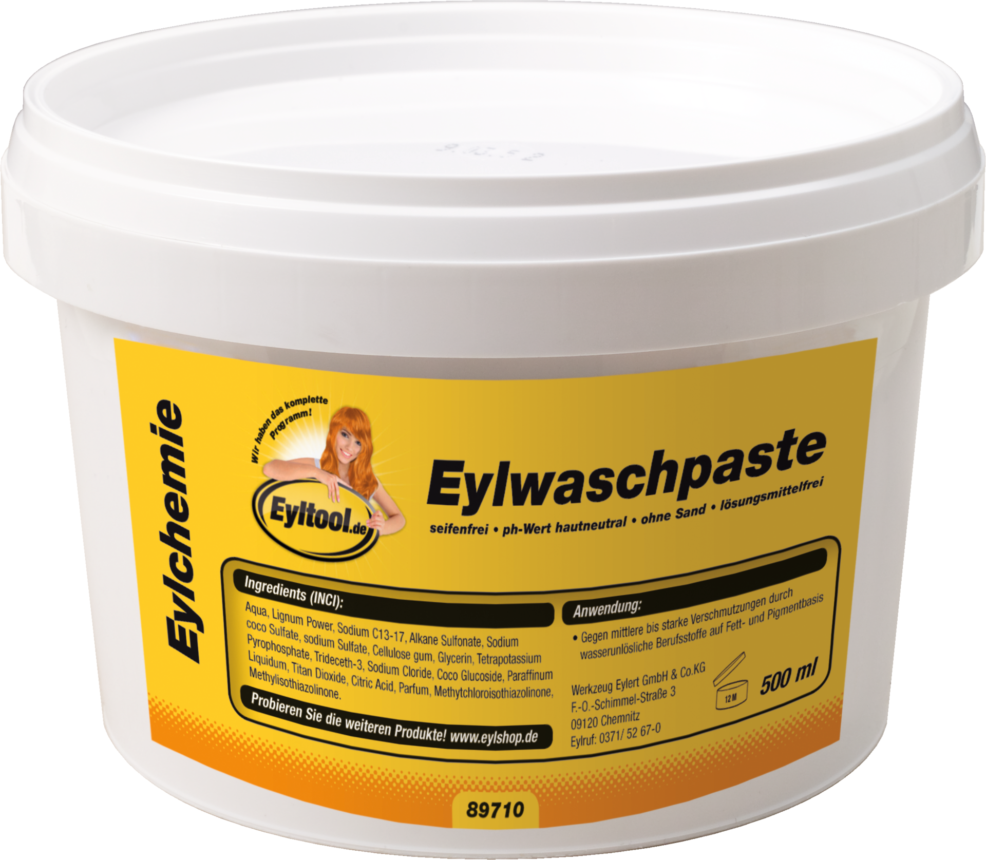 Handwaschpaste 500ml Becher Verbesserte Rezeptur!