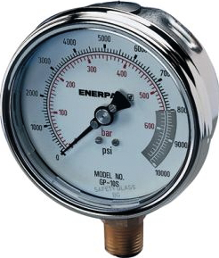 Druckmanometer hydraulisch 1/2" NPTF Druckmanometer hydraulisch 1/2" NPTF