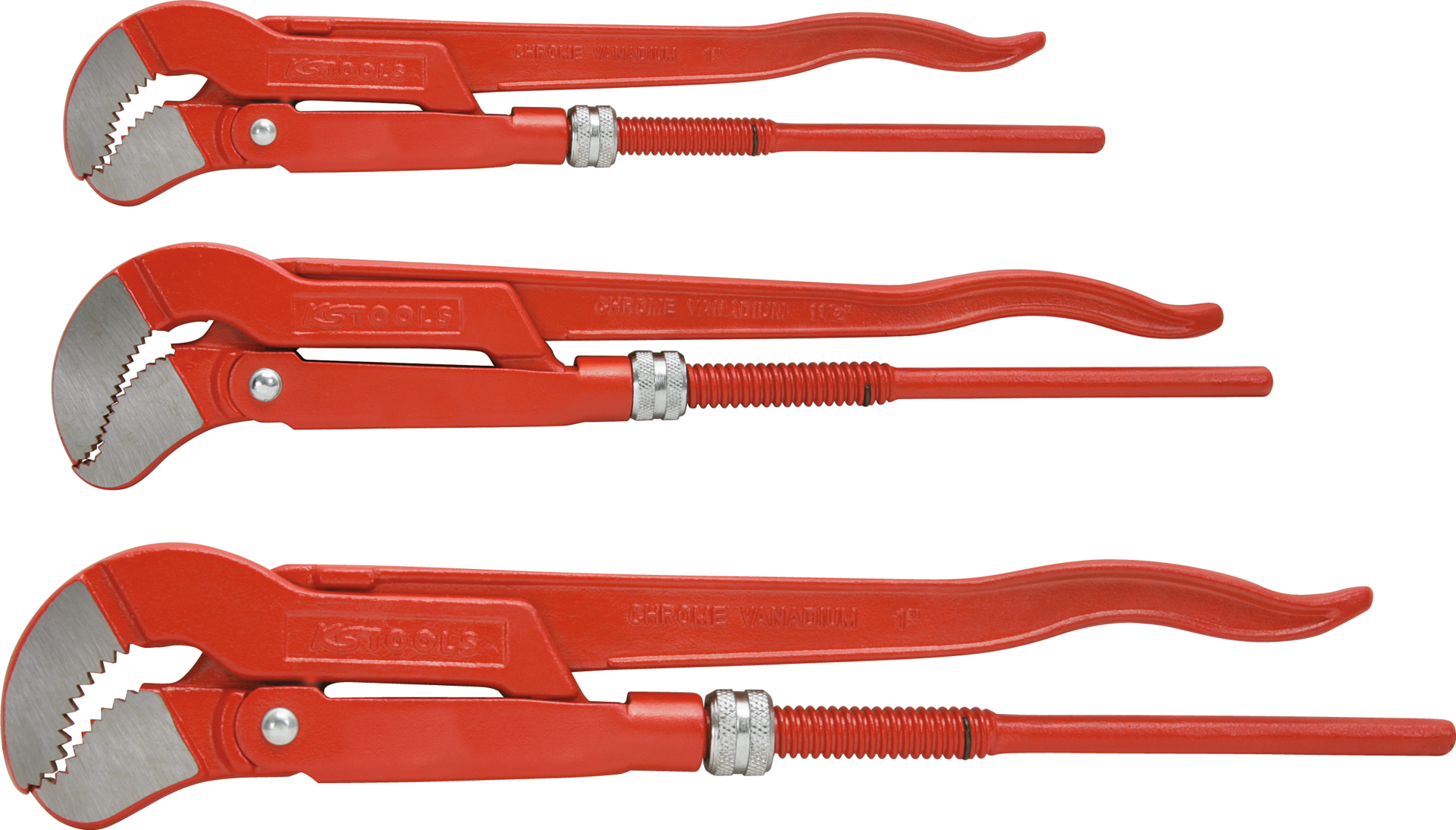 Eck-Rohrzange Satz 3-tlg. 1" 1,5" 2" Eck-Rohrzange Satz 3-tlg. 1" 1,5" 2"