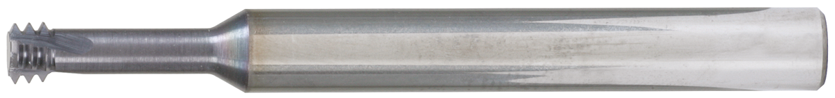 Eyltool Premium Mini-Gewindefräser 3×D lang VHM M4 × 0,7 mm L 105 mm TiAlN Z3 Durchgangs-/Sacklochgewinde