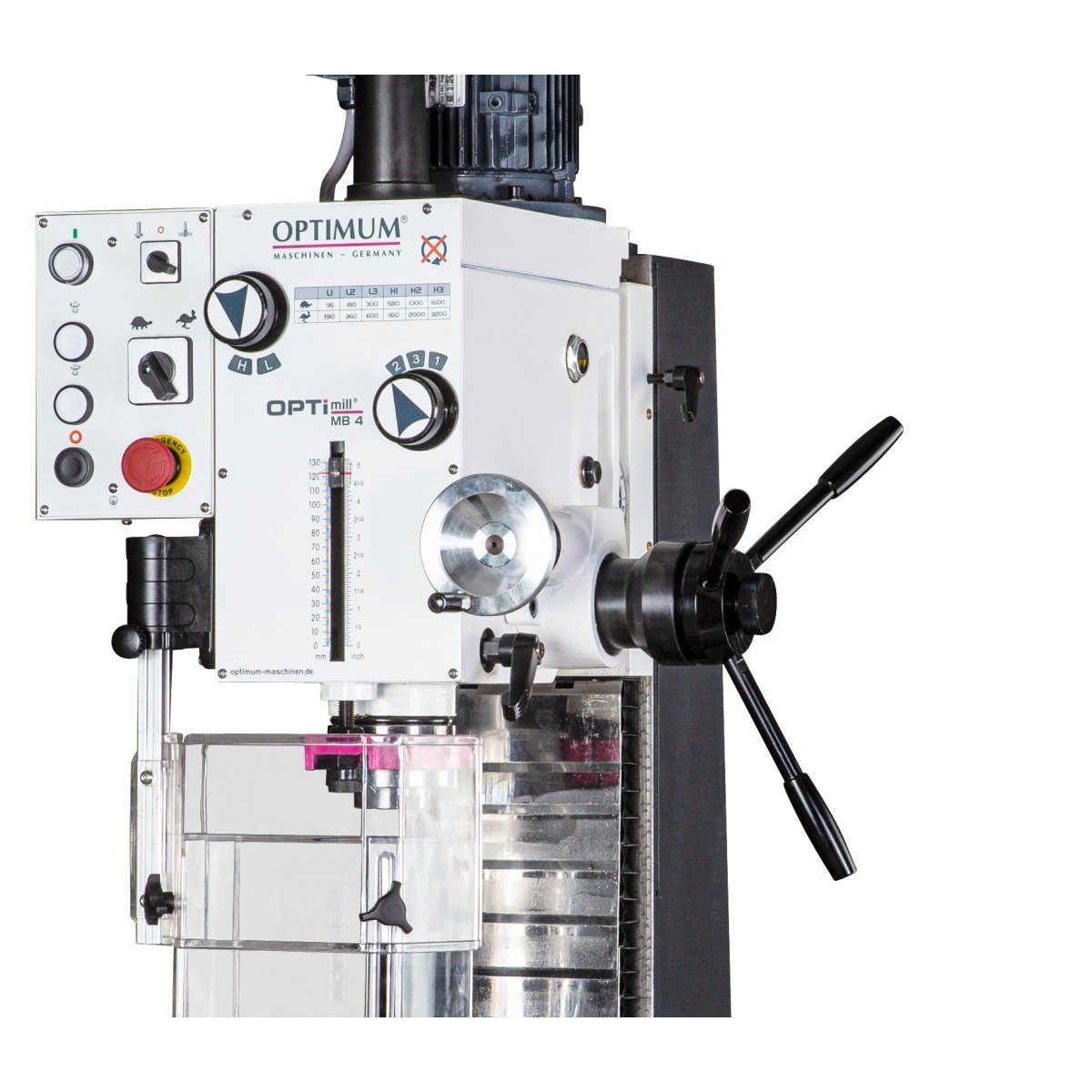 Bohr-Fräsmaschine Optimum OPTImill MB 4