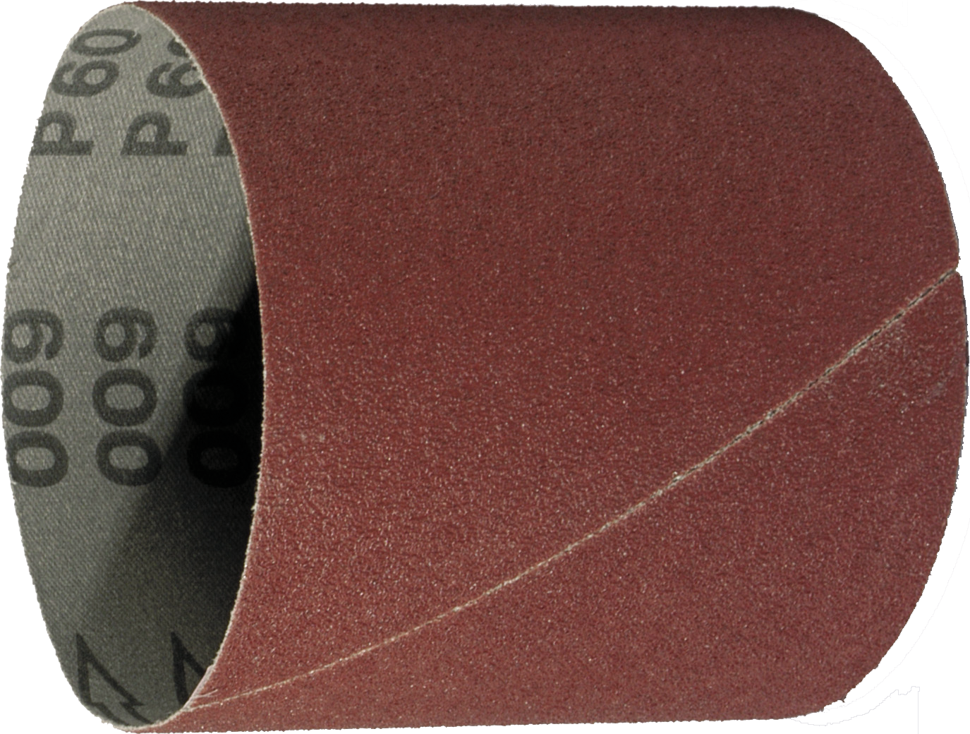 Schleifbandrolle Korund D100mm B100mm K60