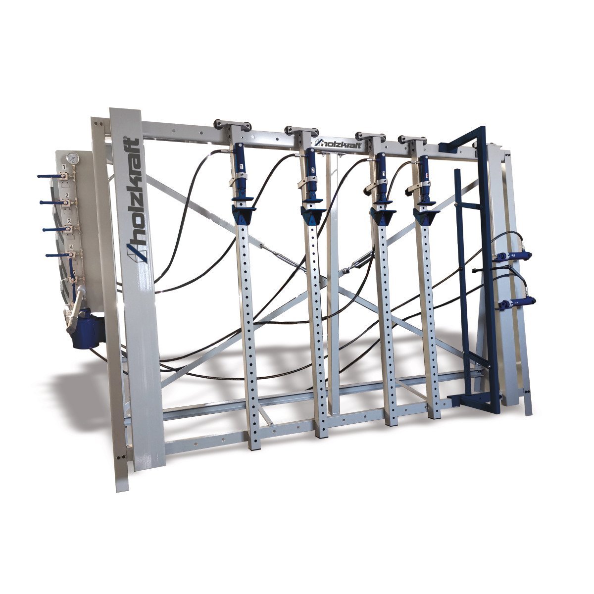 Verleimpresse mit Rahmenpresseinrichtung Holzkraft VP 3000x6 RP