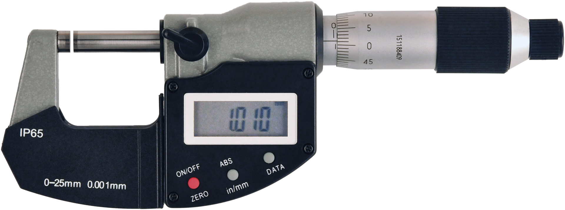Bügelmessschraube Digital IP65 Abl. 0,001mm DIN863-1 mit DA MB75-100mm