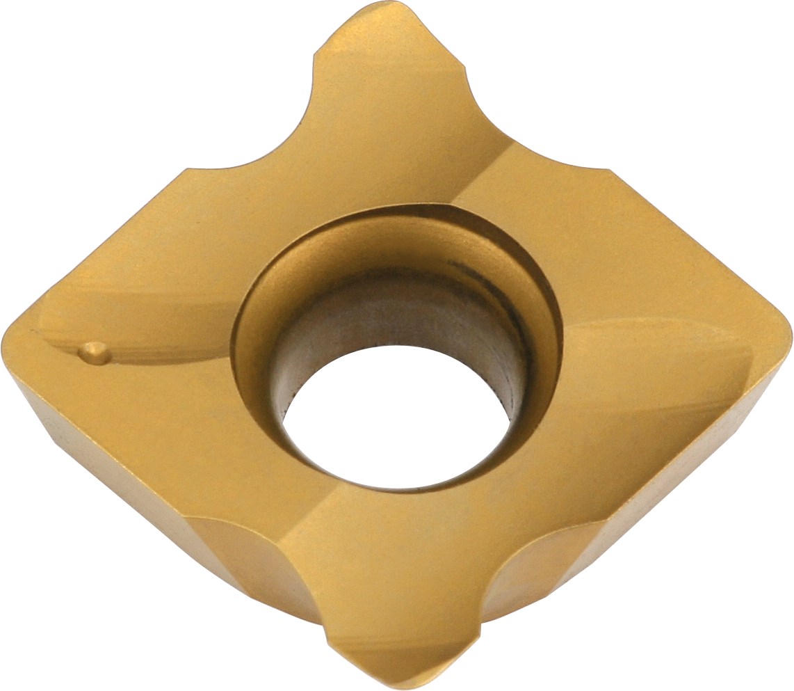 Fräswendeschneidplatte für Kemmhalter Art.-Nr. 116821 TiN Z2 R1mm