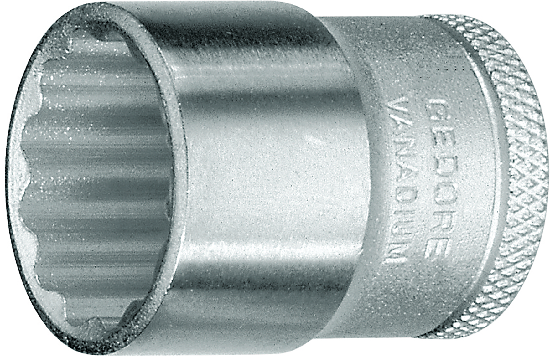 Gedore Stecknuss 3/8" Doppelsechskant (Unit-Drive) L 30 mm SW 15 mm