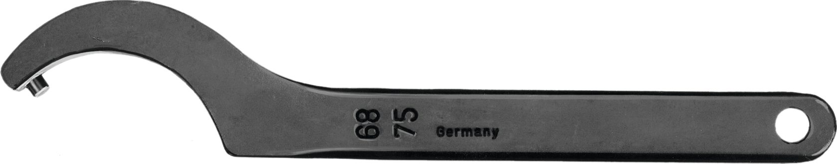 Hakenschlüssel mit Zapfen D2,5mm DIN1810B L110mm für Muttern-D16-18mm
