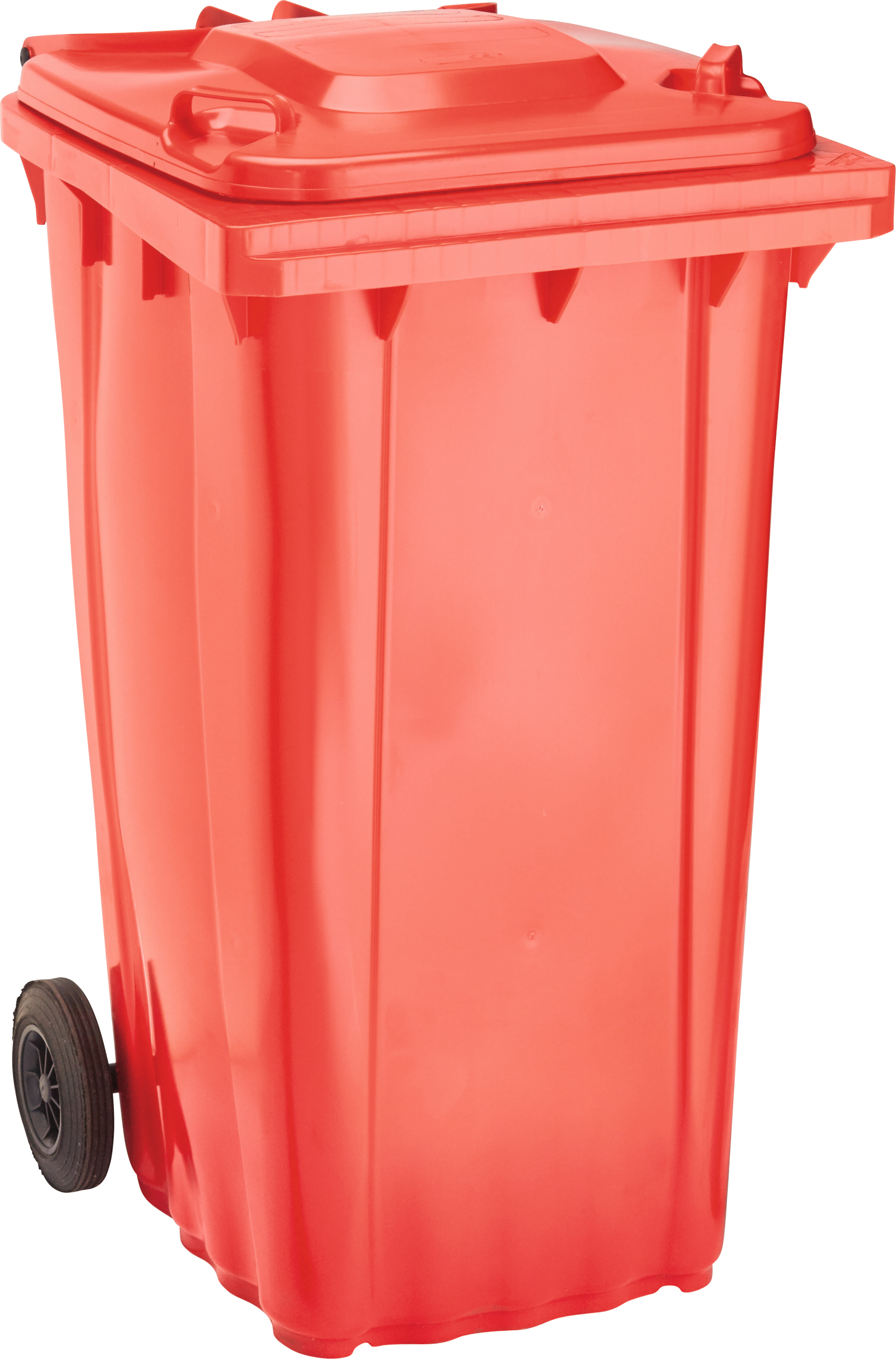 Abfalltonne PE 240 Liter H1100 x T740 x B580mm rot