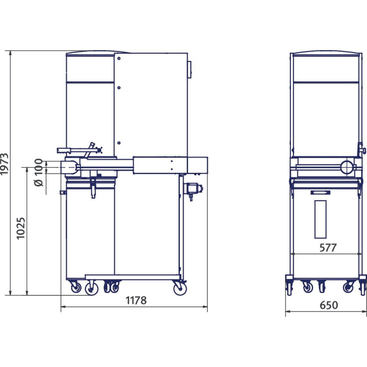 Reinluftentstauber Holzkraft RLA 1103