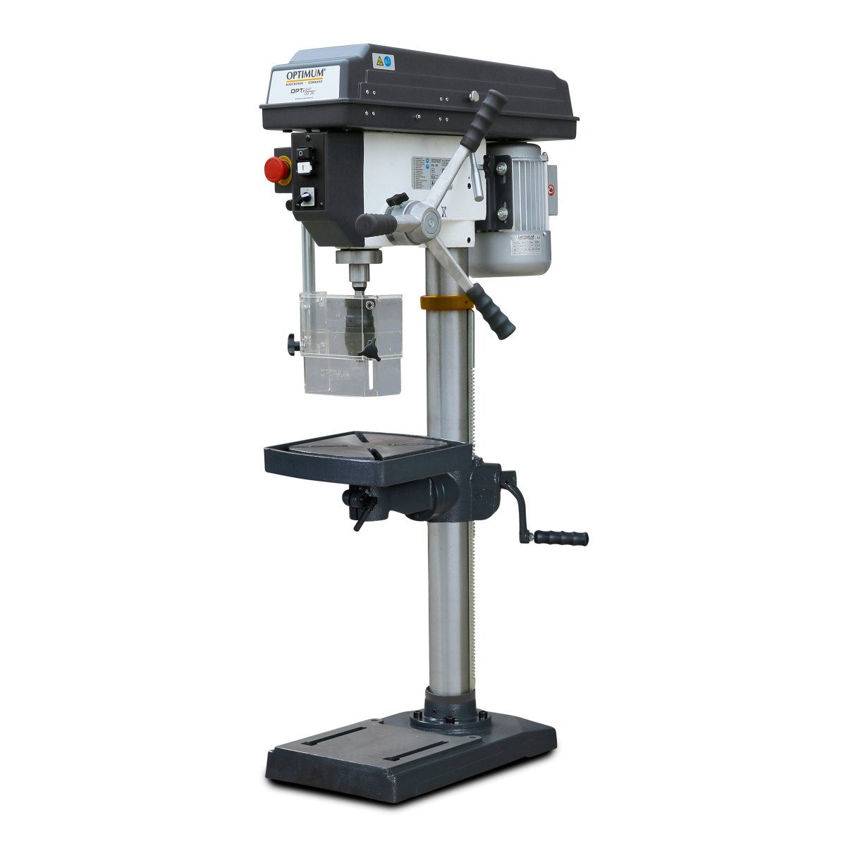 Säulenbohrmaschine Optimum OPTIdrill DQ 25T Aktions-Set
