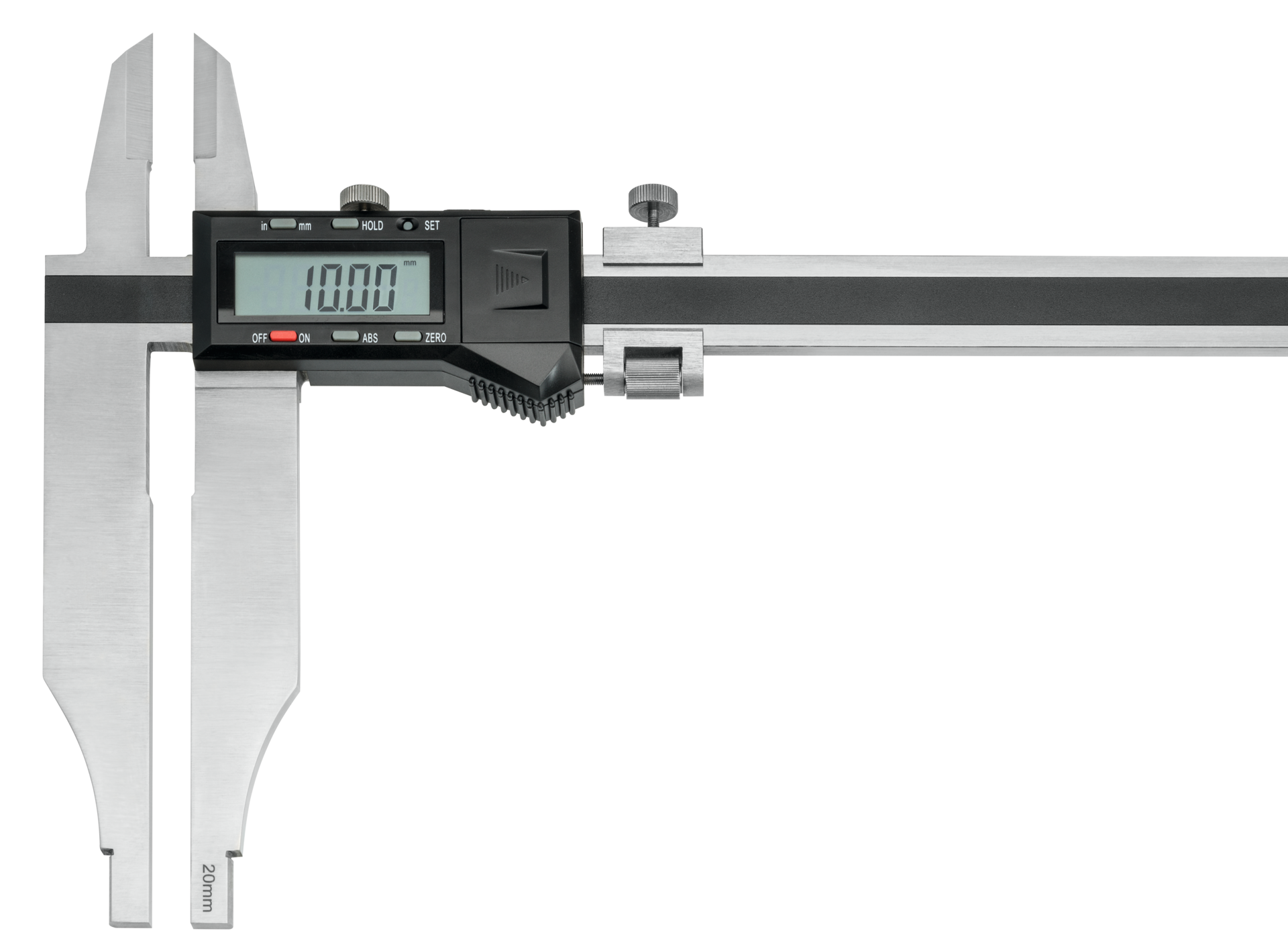 Werkstattmessschieber Digital Abl. 0,01mm ohne Spitzen DIN862E MB300mm