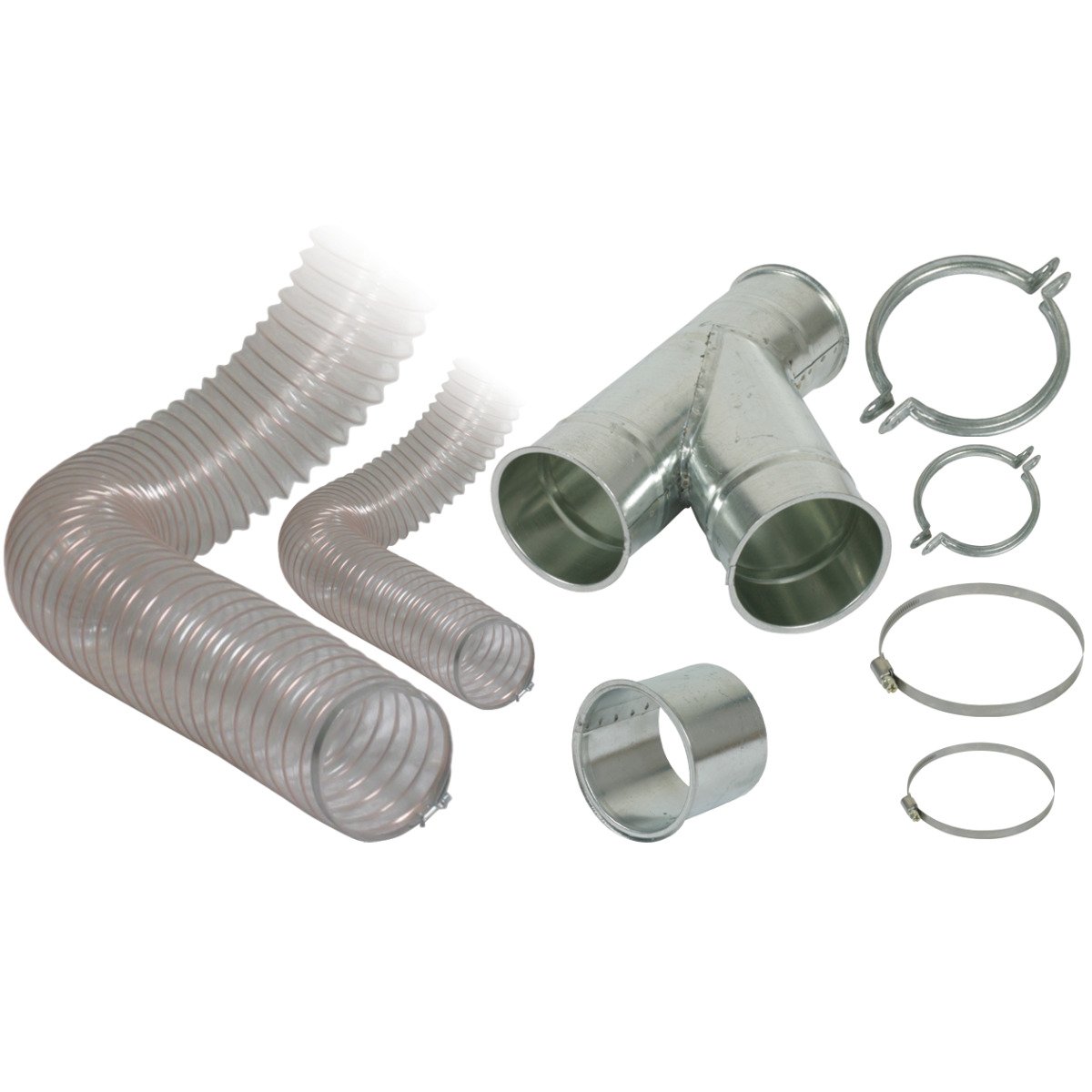 Absauganlagen-Anschluss-Set Holzkraft 120/58 mm