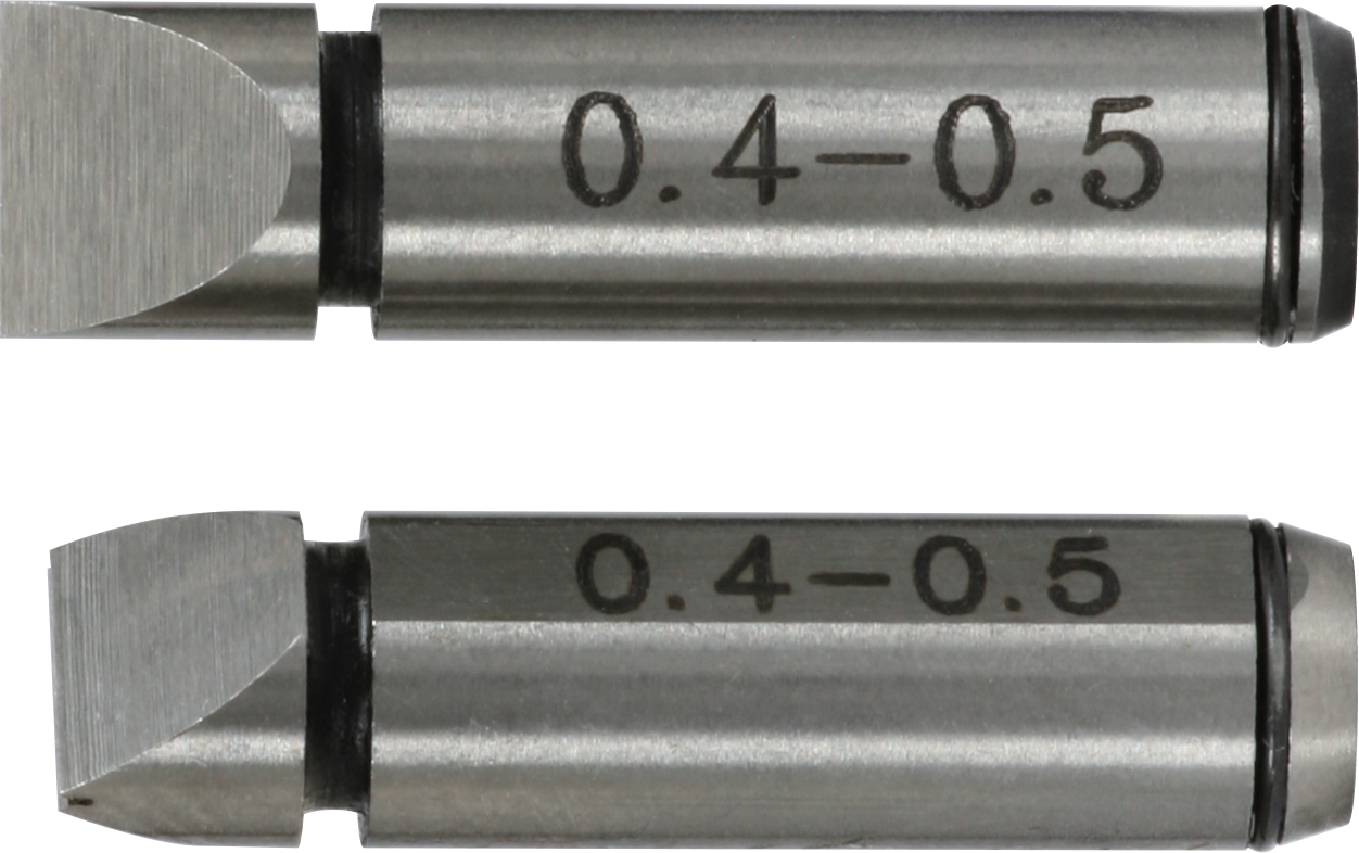 Gewindemesseinsatz Paar metrisches ISO-Gewinde 60° Steigung 0,6-0,9 S5,0mm