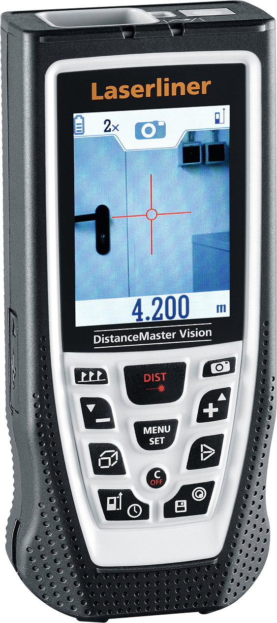 Entfernungsmessgerät Laser DistanceMaster Vision mit Kamera 0,05-80m +/- 2mm