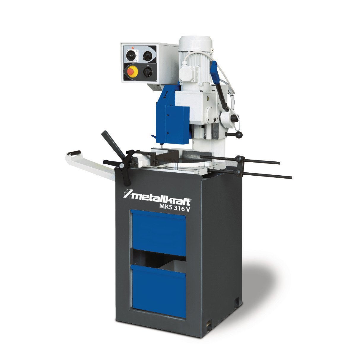Vertikal-Metallkreissäge manuell Metallkraft MKS 316 V Aktions-Set inkl. Sägeblatt