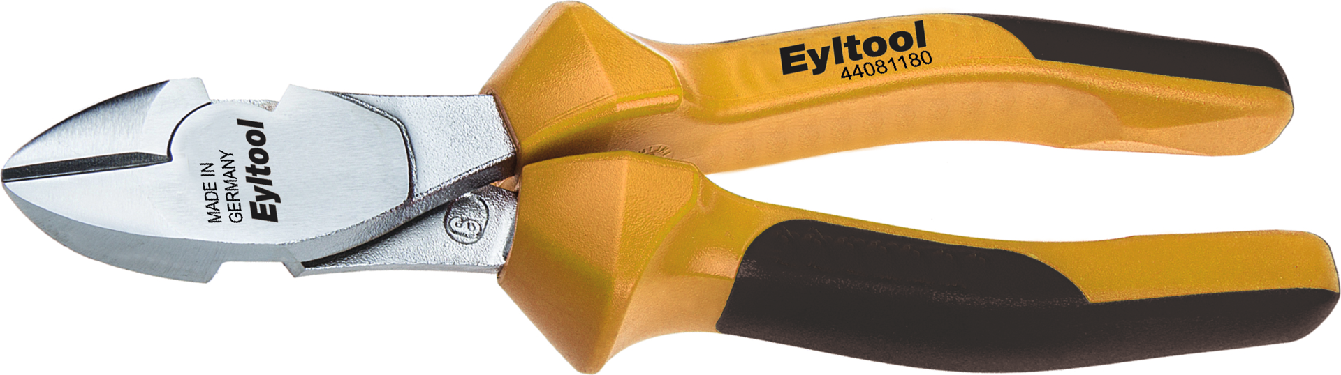 Eyltool Seitenschneider Kraft mit Facette und Mehrkomponentengriff DIN ISO 5749 bis Ø 2 mm L 180 mm
