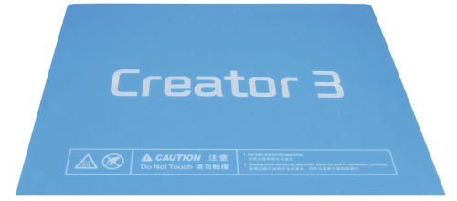 3D-Druckbettsticker für Creator 3