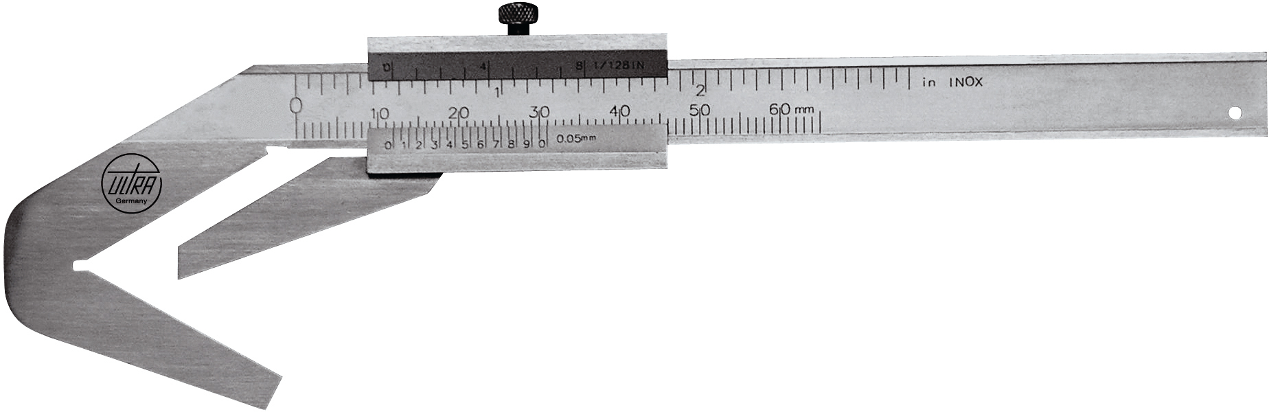 Messschieber 3-/5-Punkt MB2-40mm Abl. 0,01mm für 5-schneidige Werkzeuge Messschieber 3-/5-Punkt MB2-40mm Abl. 0,01mm für 5-schneidige Werkzeuge