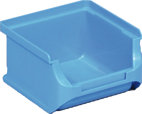 Lagersichtbox Polypropylen blau L100 x B102 x H60mm Gr.1 Lagersichtbox Polypropylen blau L100 x B102 x H60mm Gr.1