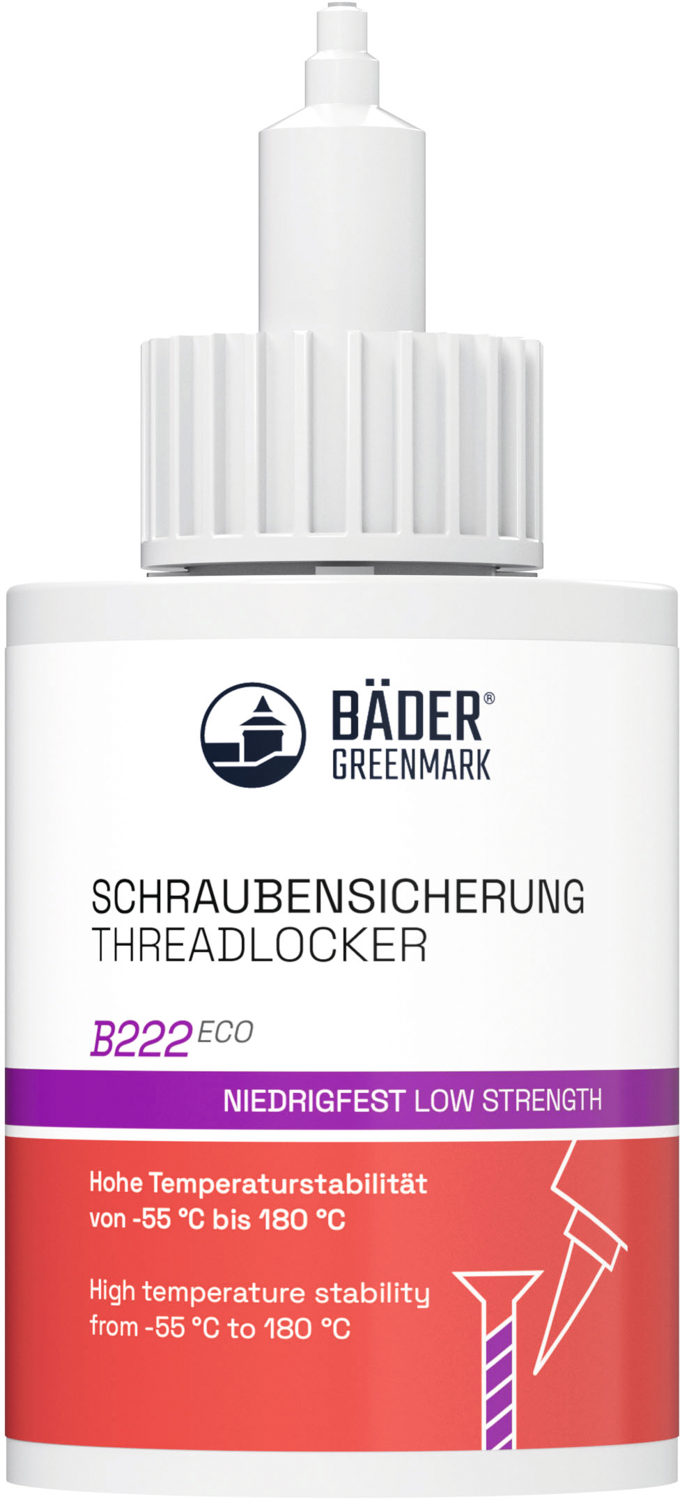Schraubensicherung niedrigfest B222 Eco 50ml lila Schraubensicherung niedrigfest B222 Eco 50ml lila