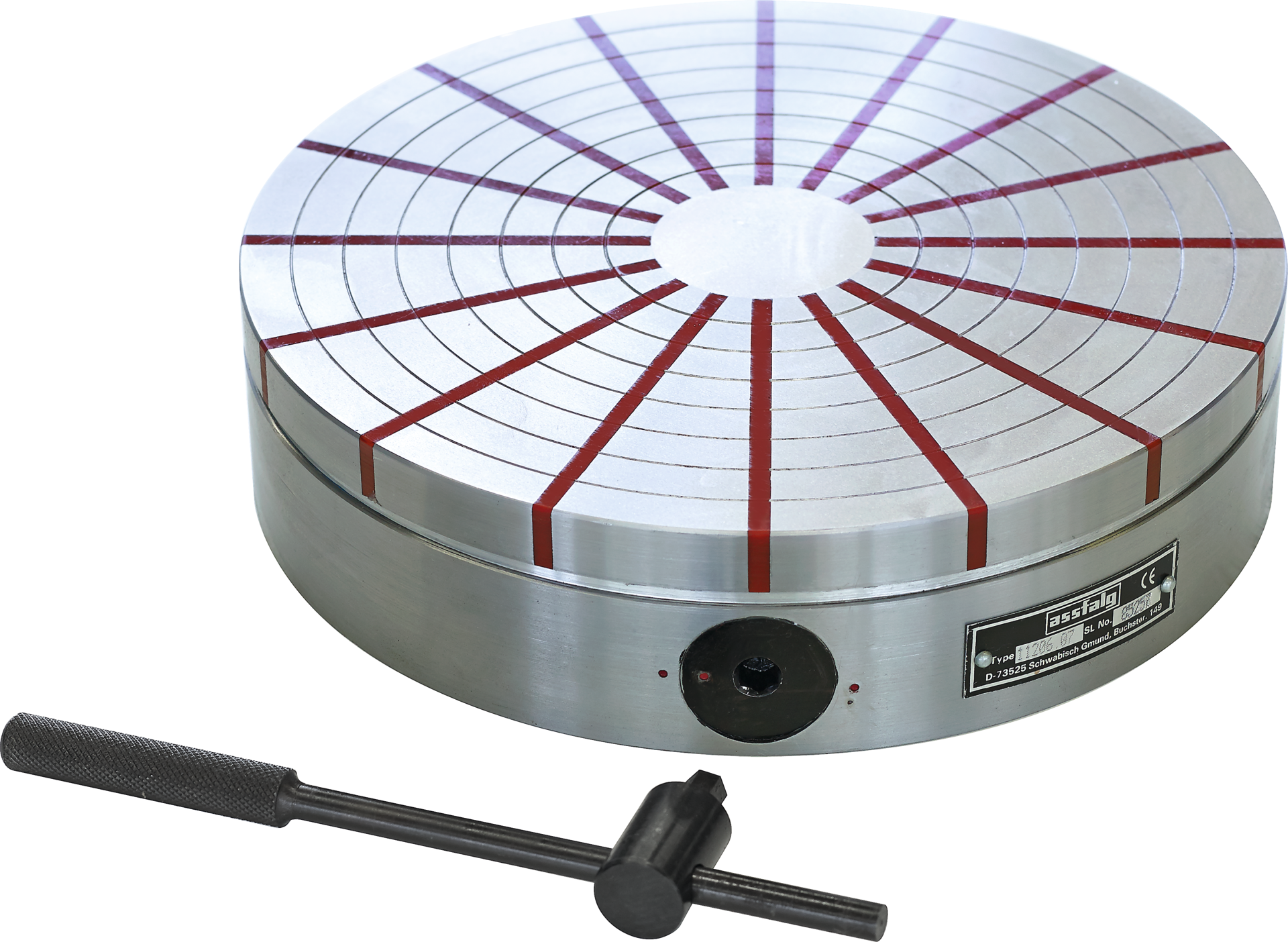 Permanent- Magnetspannplatte mit radialer Polteilung NEOSTAR H57mm 12 rund D200mm Permanent- Magnetspannplatte mit radialer Polteilung NEOSTAR H57mm 12 rund D200mm
