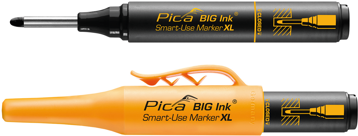 Tieflochmarker permanent Pica-BIG-Ink® "Smart Use Marker XL" schwarz Tieflochmarker permanent Pica-BIG-Ink® "Smart Use Marker XL" schwarz