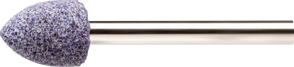 Schleifstift Mischkorund Schaft D3x50mm Hartstahl Zylinderform K100 D3x6mm