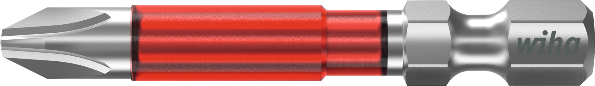 Wiha TY-Bit 1/4" Phillips® rot PH3 × 49 mm