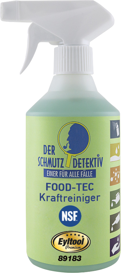 Der Schmutzdetektiv® mit NSF-Zulassung 0,5l Sprühflasche Food-Tec