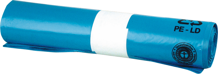 Abfallsack blau Stärke 100µ 20 Sack 700x1100mm 120l reißfest