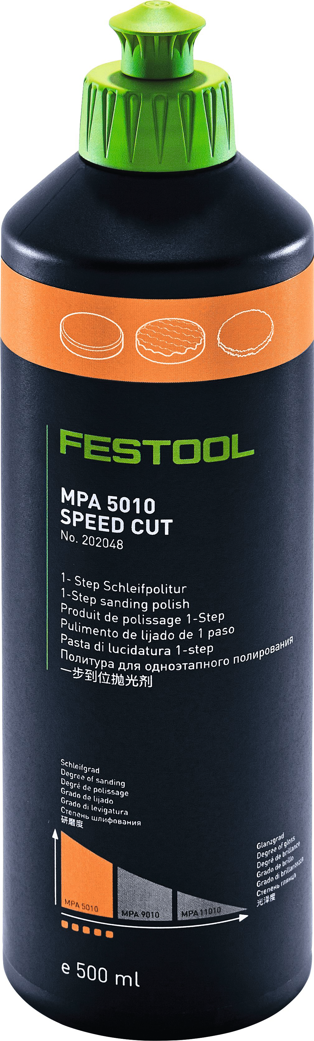 Schleifpolitur MPA 500ml 5010 orange hohe Schleifleistung