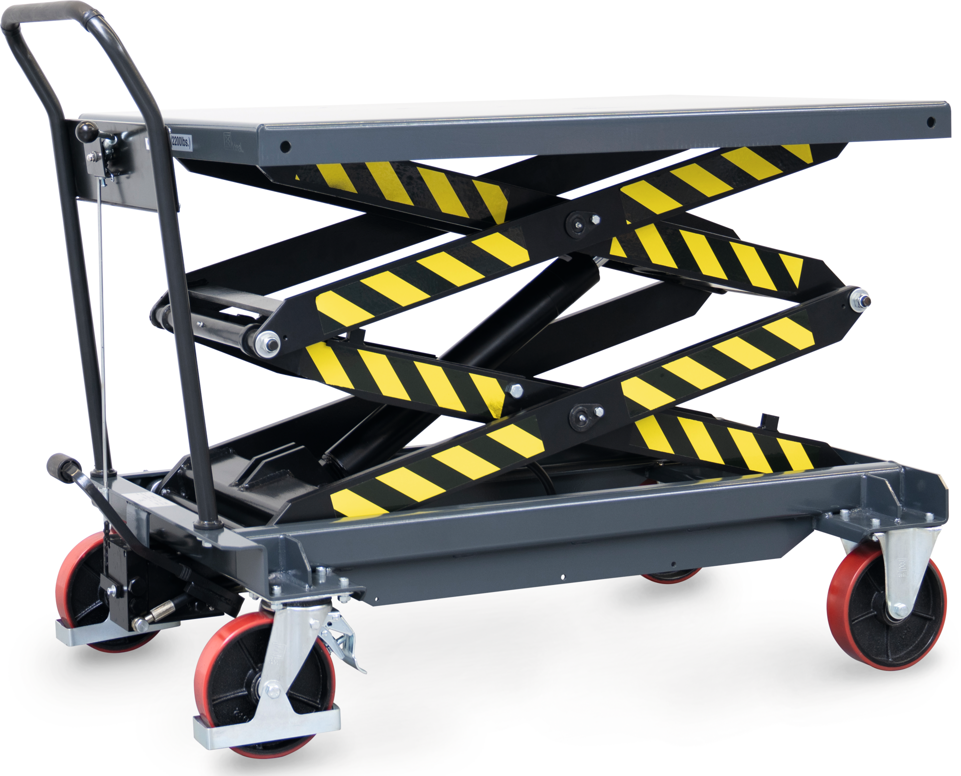 Hubtischwagen 1200x800mm Hub 520-2000mm 1000kg Hubtischwagen 1200x800mm Hub 520-2000mm 1000kg
