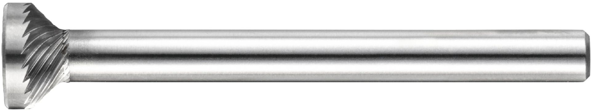 Frässtift Hartmetall Rückwärtsentgrater Schaft 3mm Entgraterform HFT D5mm L4mm