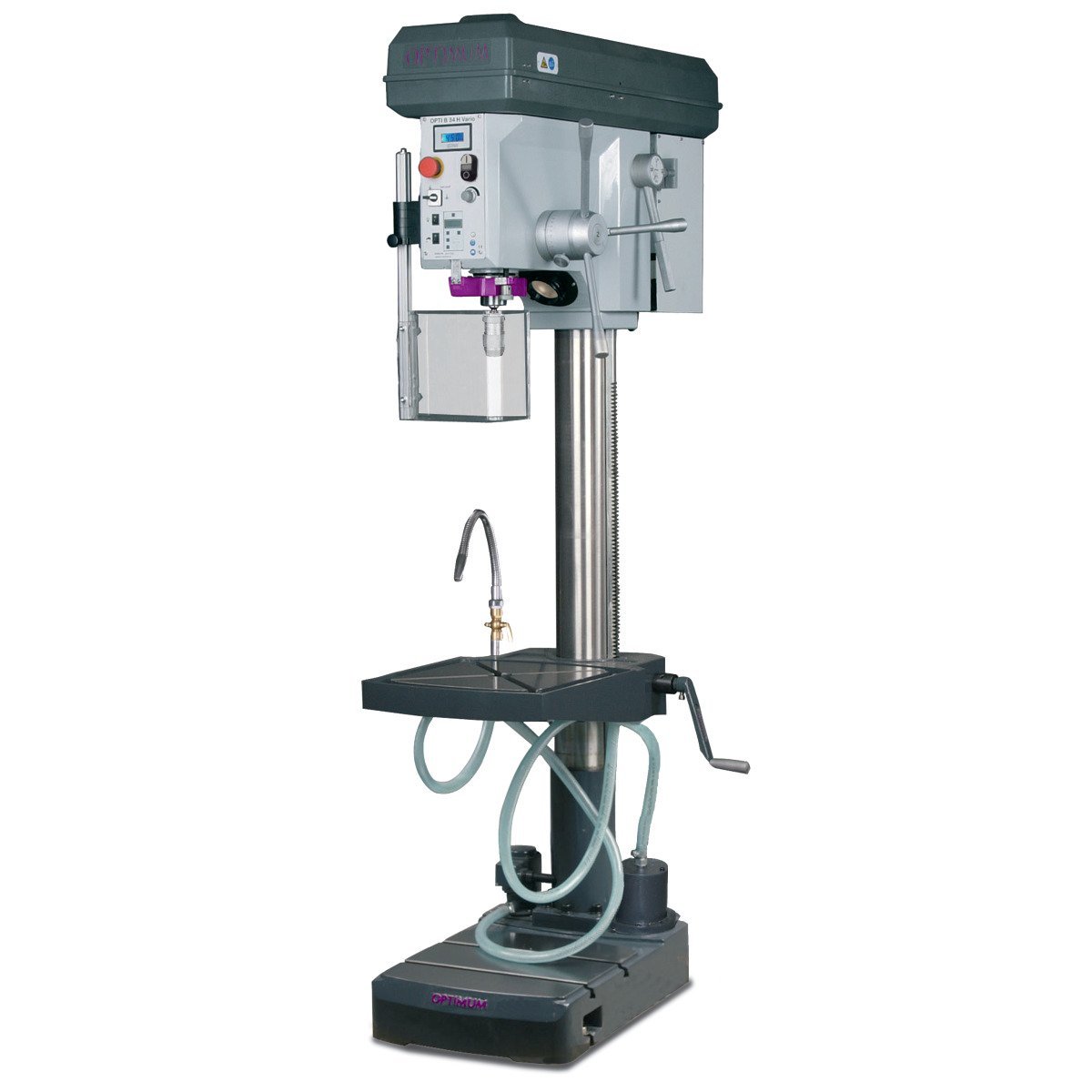 Säulenbohrmaschine Optimum OPTIdrill B 34HV Aktions-Set