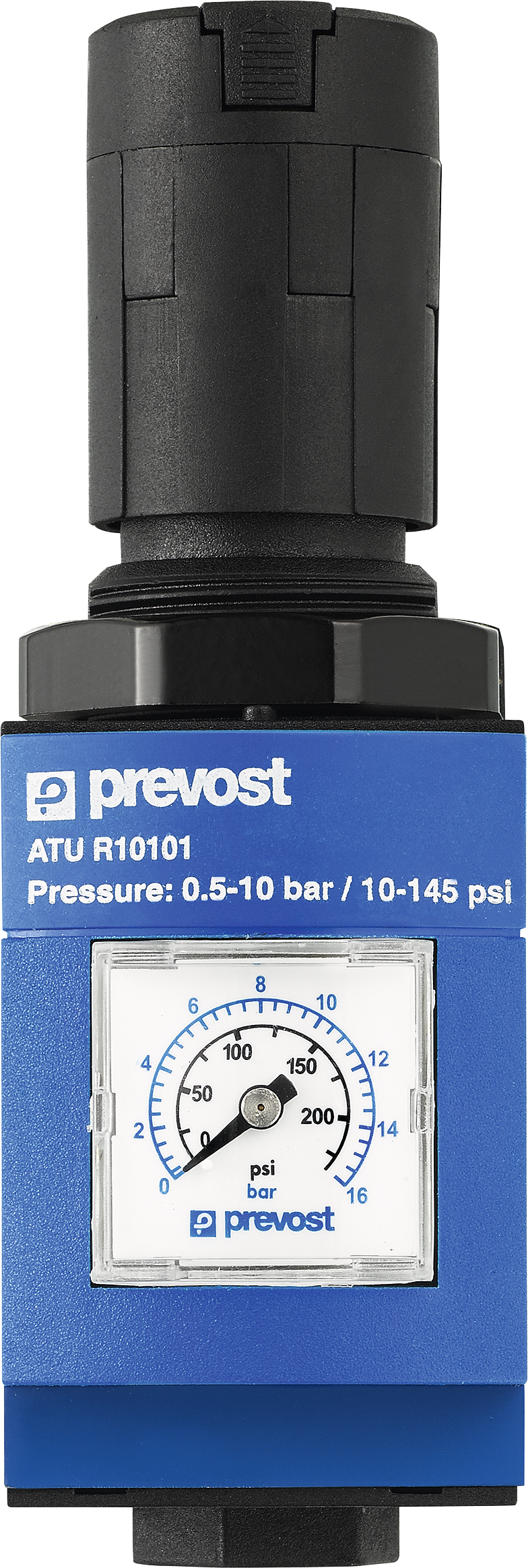 Regler mit Manometer 1/4" Eingangsdruck 0,8-15bar, Ausgangsdruck 0,5-10bar