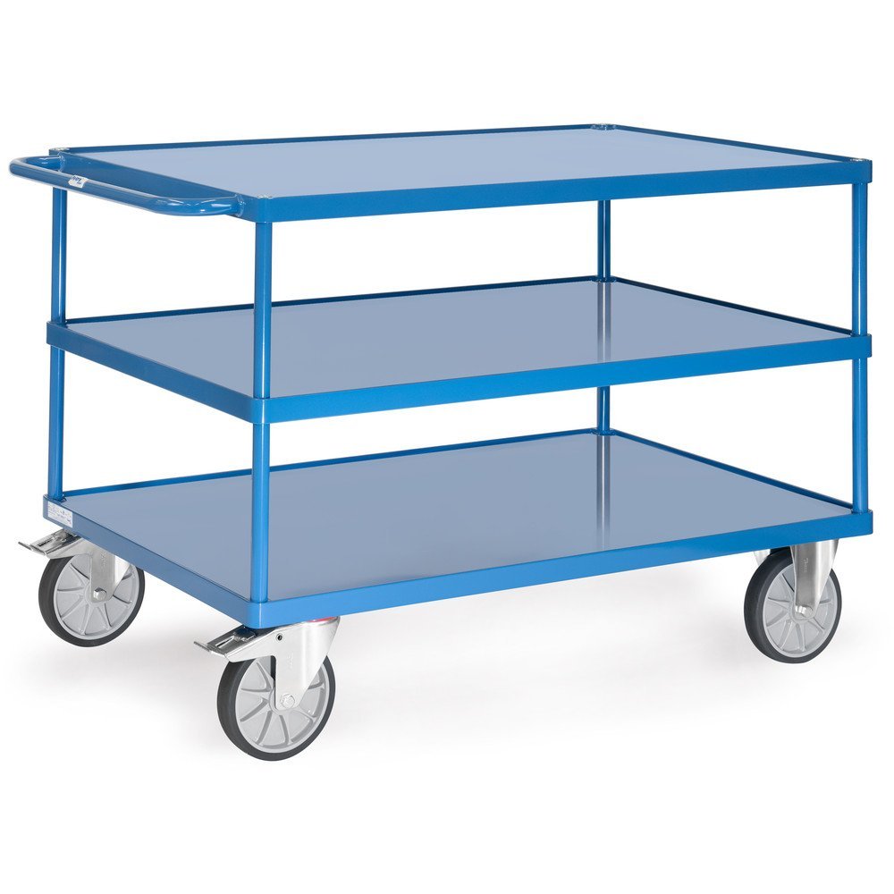 Tischwagen mit Stahlblech-Wannen