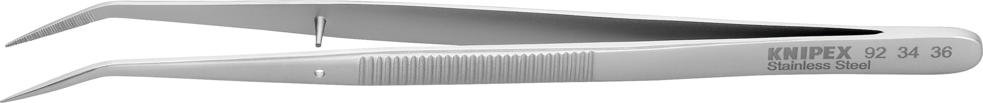 Pinzette Präzision L155mm 45° gewinkelte Spitzen Pinzette Präzision L155mm 45° gewinkelte Spitzen