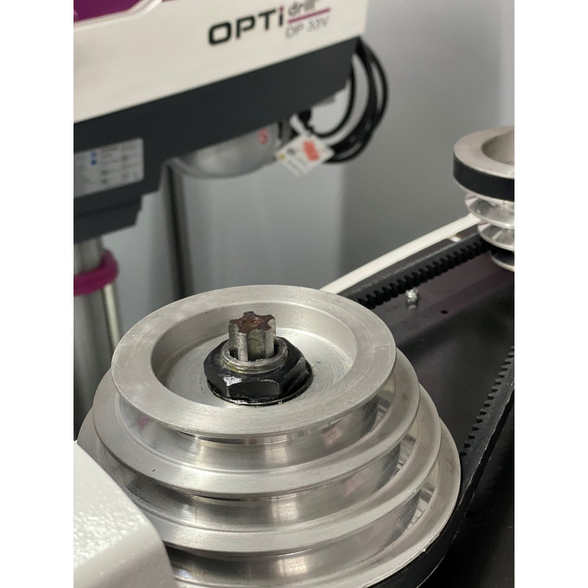 Säulenbohrmaschine Optimum OPTIdrill DP 26-F (400 V) Set