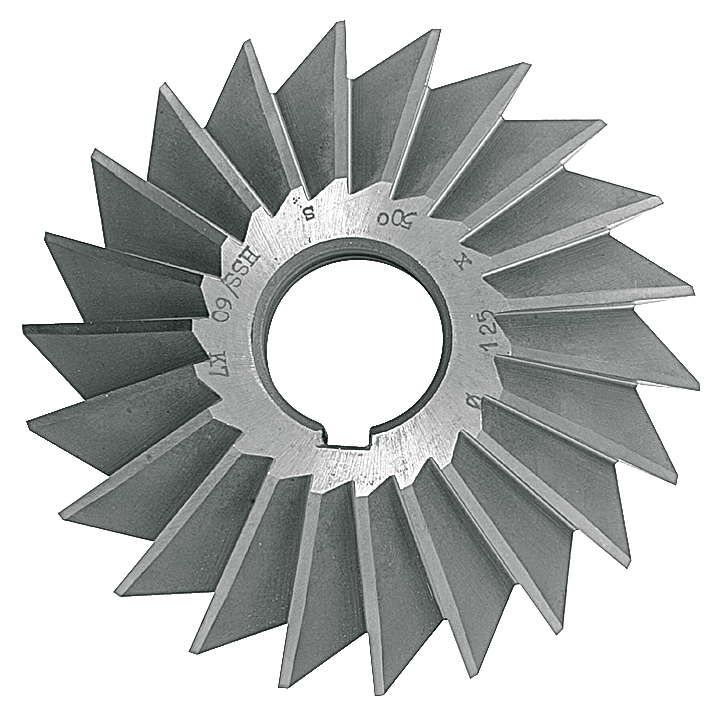 Winkelstirnfräser 45° HSS (Schwalbenschwanzfräser) Z16 DIN842-A D50x13x13mm