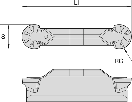 Stecheinsatz WMT-U-PC™ mit Radius, WU25PT 4mm Stecheinsatz WMT-U-PC™ mit Radius, WU25PT 4mm