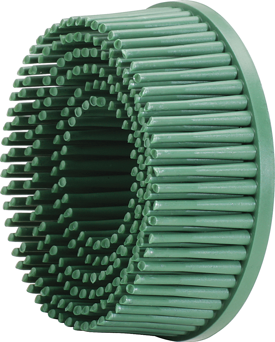 Hochleistungsbürste Schnellspannsystem Roloc Bristle Disc 3M D50,8mm grün K50