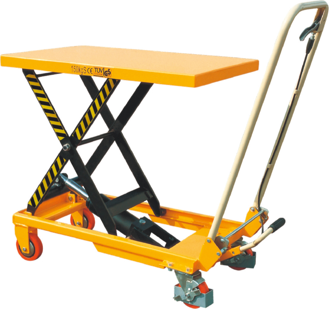 Hubtischwagen 700x450mm Hub 220-720mm 150kg