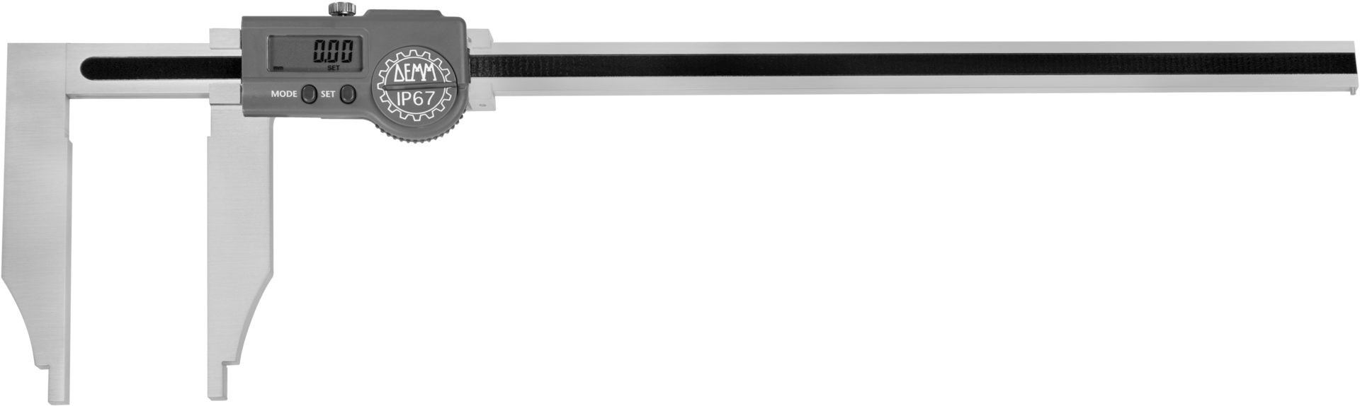 Werkstattmessschieber Digital IP67 Abl. 0,01mm ohne Spitzen DIN862E mit DA MB300mm