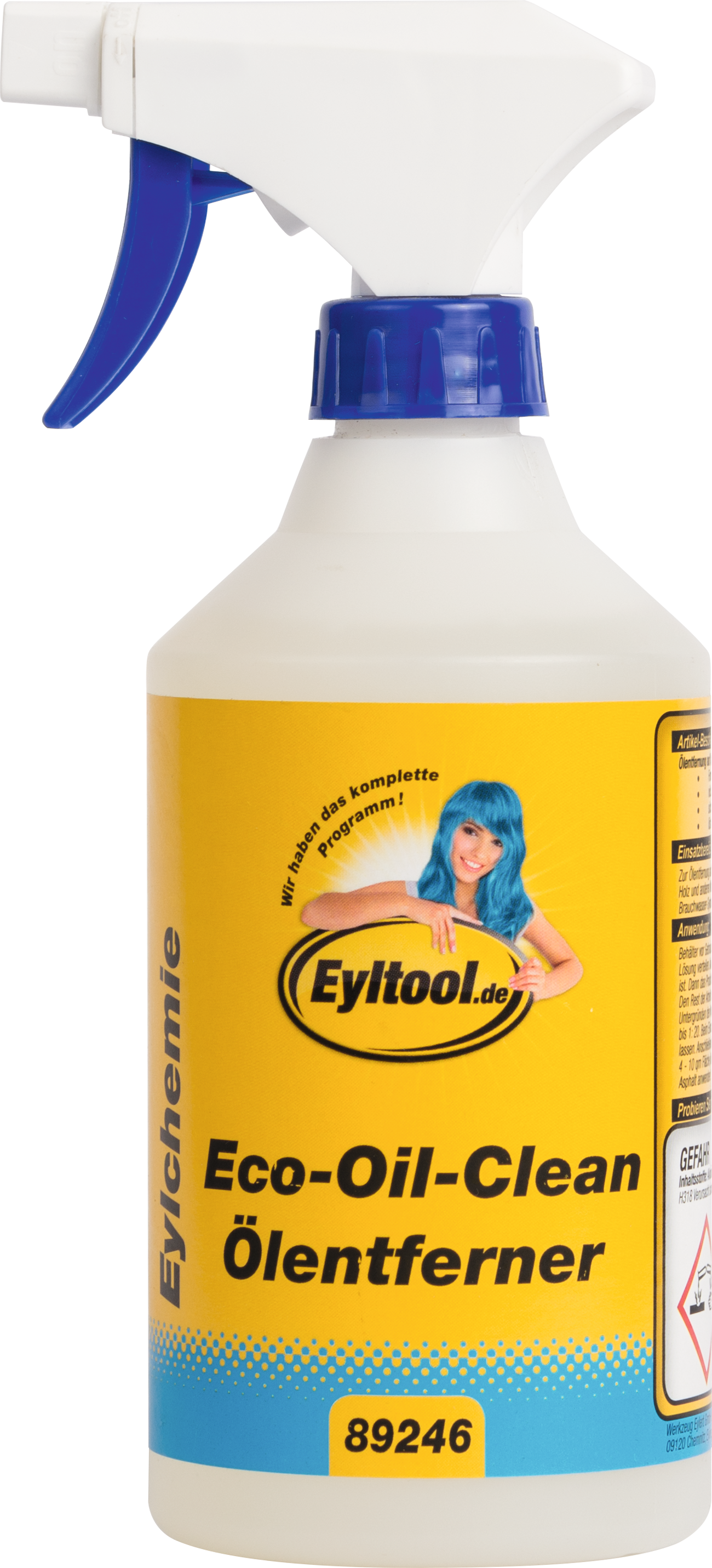 Ölentferner "Eco-Oil-Clean" 0,5l Sprühflasche Ölentferner "Eco-Oil-Clean" 0,5l Sprühflasche