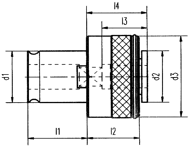 Schnellwechseleinsatz Gr. 1 mit Sicherheitskupplung D3,5mm