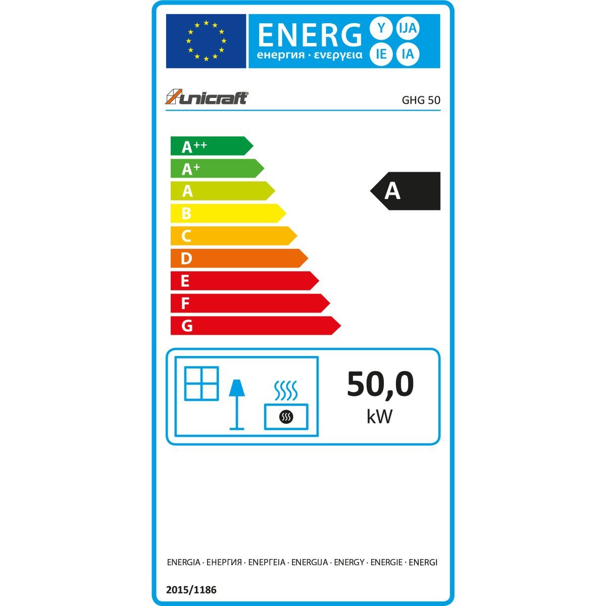 Gasheizgerät Unicraft GHG 50
